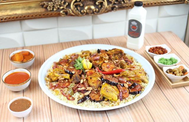 مشوي جدر لحم يكف ل5 اشخاص